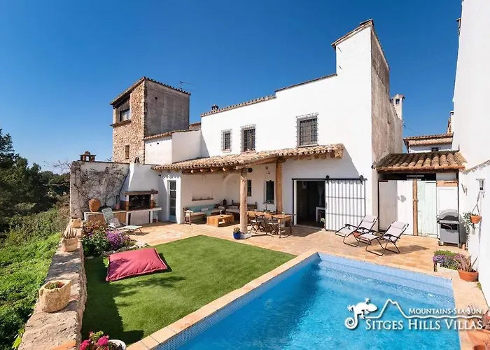 Charming Casa Annelie With Private Pool Very Close To Sitges Βίλα Puigmolto φωτογραφία
