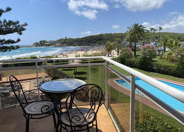 Th29 Deluxe Beachfront Apartment In Tamarit 라 모라 사진